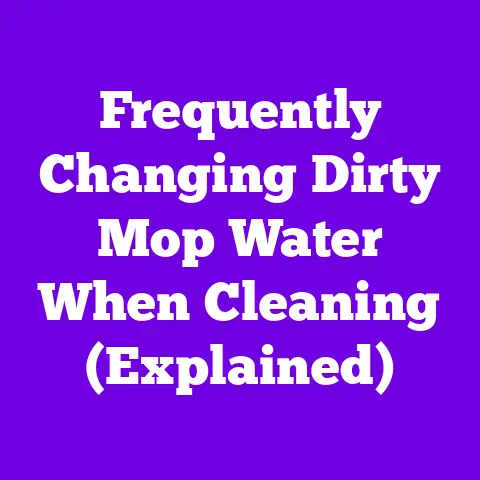 Frequently Changing Dirty Mop Water When Cleaning (Explained)